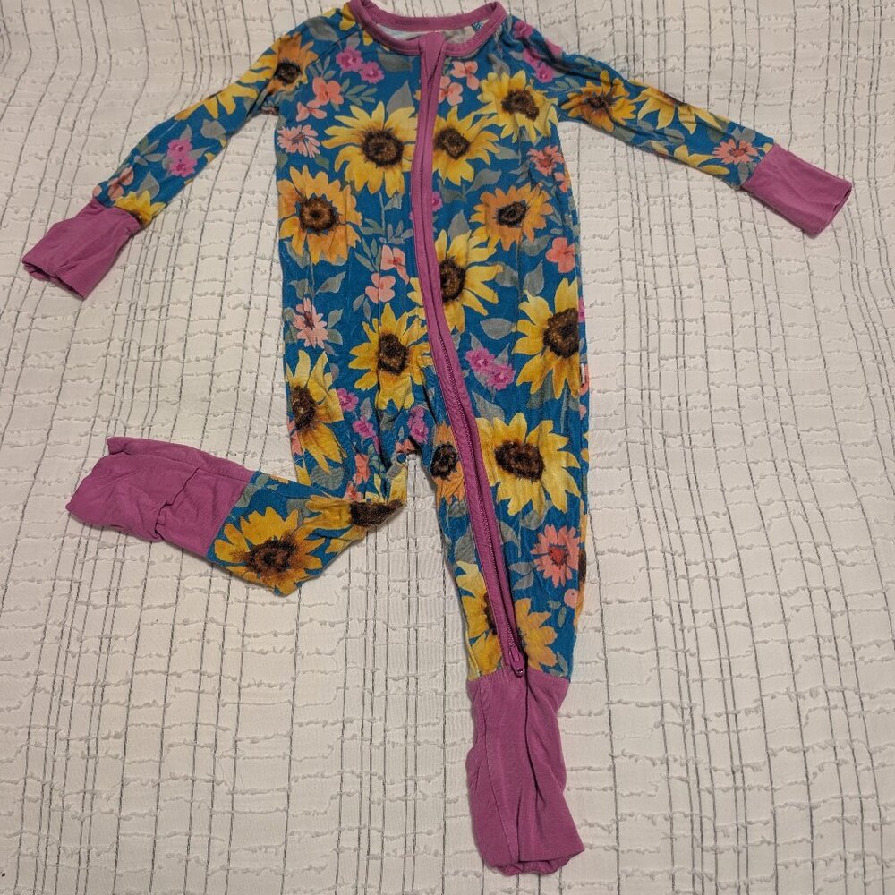 Little Sleepies Zippie Sunflower Fields 3-6 months